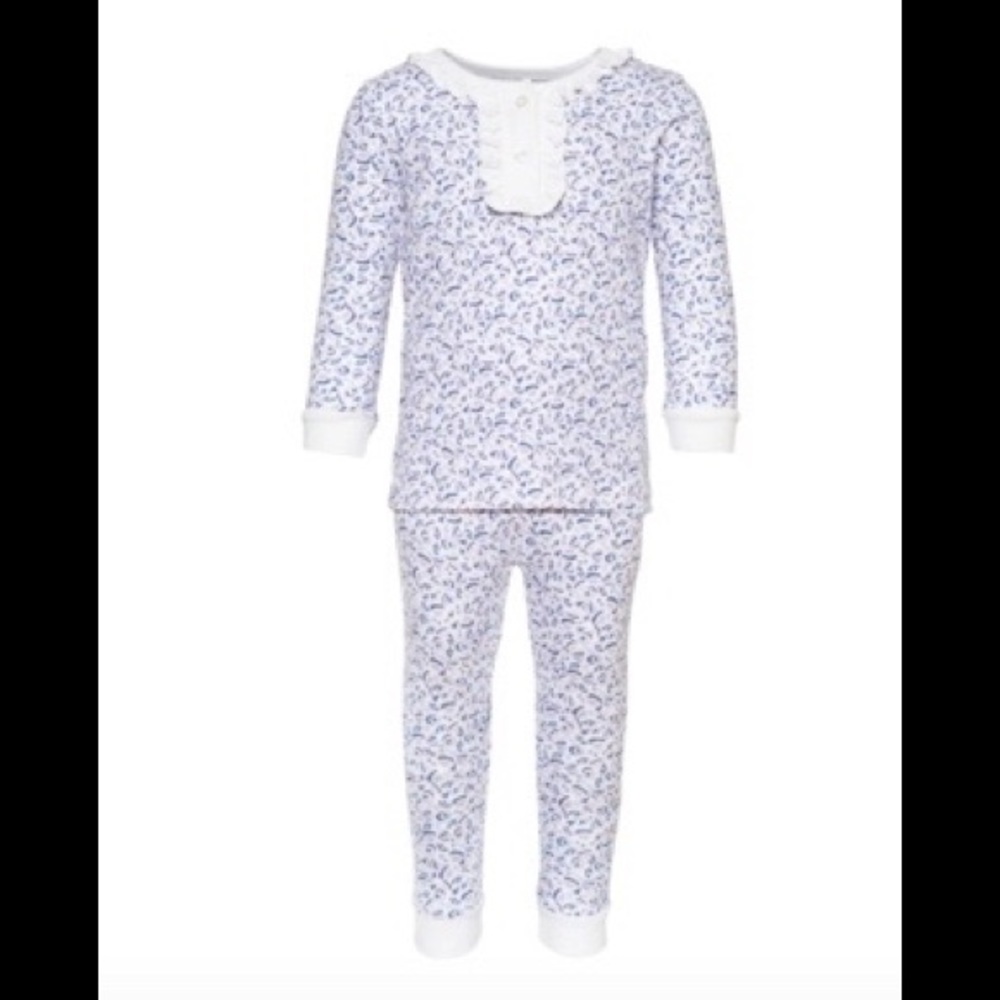 Lila + Hayes Alden Ruffle Pajama Set - Shells